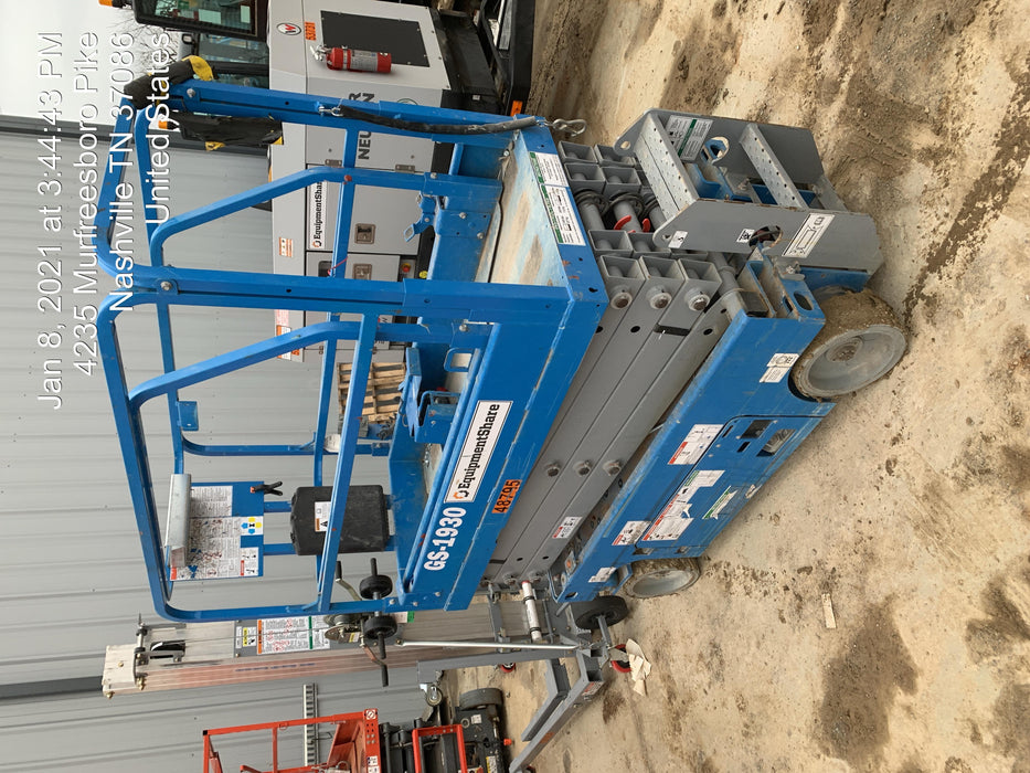 2019 Genie GS-1930 Fixed Rails with Chain Entry