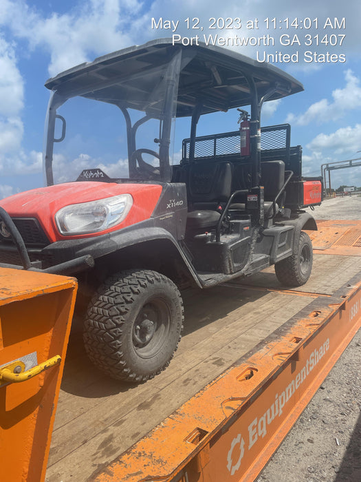 2020 Kubota RTV-X1140W-H 4wd Utility Cart, 4 Seat, Diesel, LED Strobe, Windshield Tempered Glass, Plastic Canopy, Wire Harness Kit, Backup Alarm