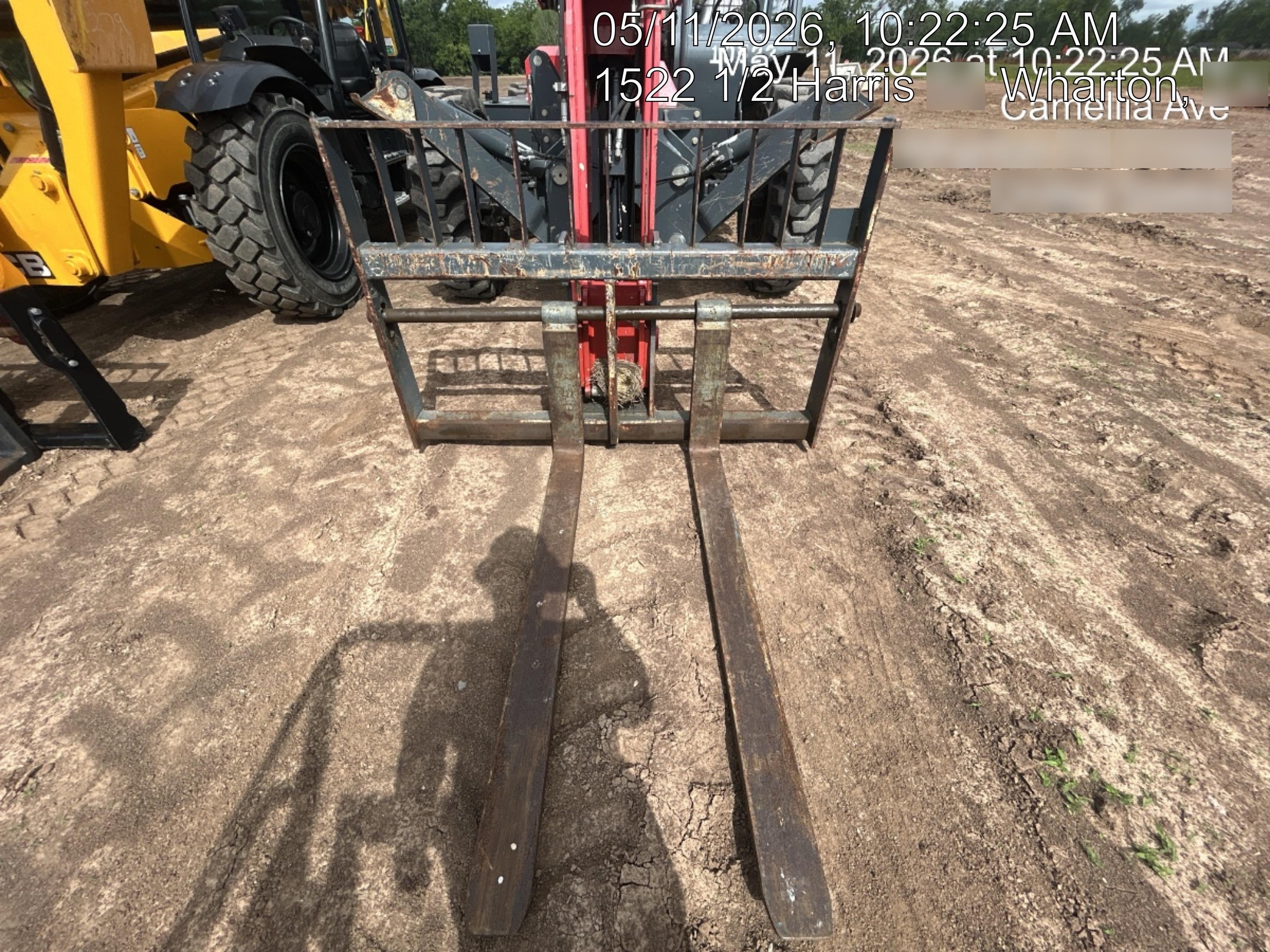 2018 Manitou MTA10055 Manitou MTA 10055 w/Cab/Heat/AC, Work Lights/Strobe, Aux Hyd, Solid Tires, Lift Hook, 66" Carriage, 60" Forks