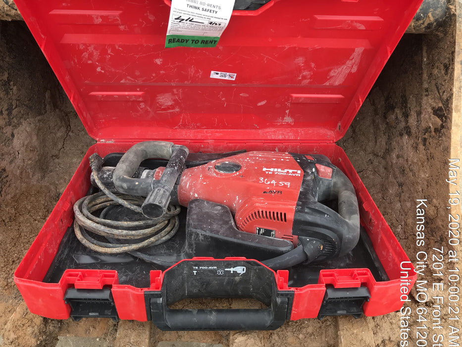 2019 HILTI TE 700-AVR