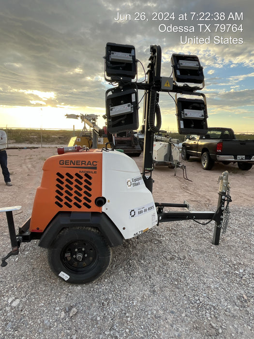 2024 Generac MLT2 Diesel, Flex Switch 120V Input, Powerzone Controller, 
(4) 320W LED Lights, 4kW Generator, 39.9 Gal Fuel Tank, 2" Ball, T3