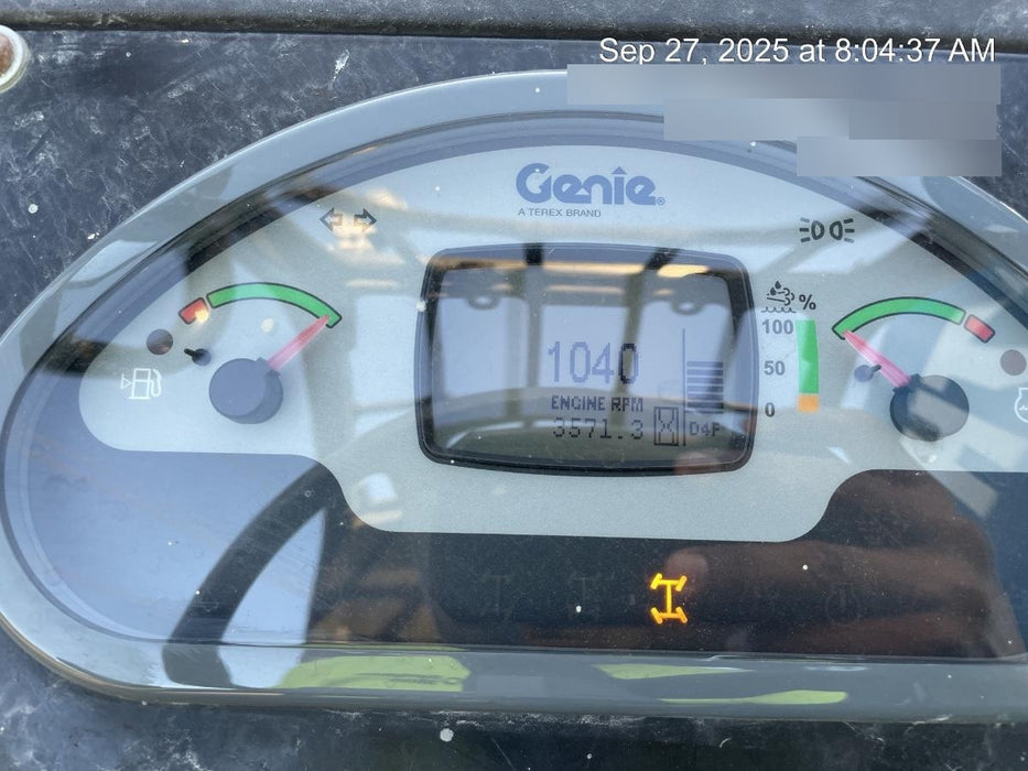 2018 Genie GTH-1056 GTH-1056 w/Open ROPS, Solid Tires, Work Lights, 60" carriage/forks, cab mesh, beacon