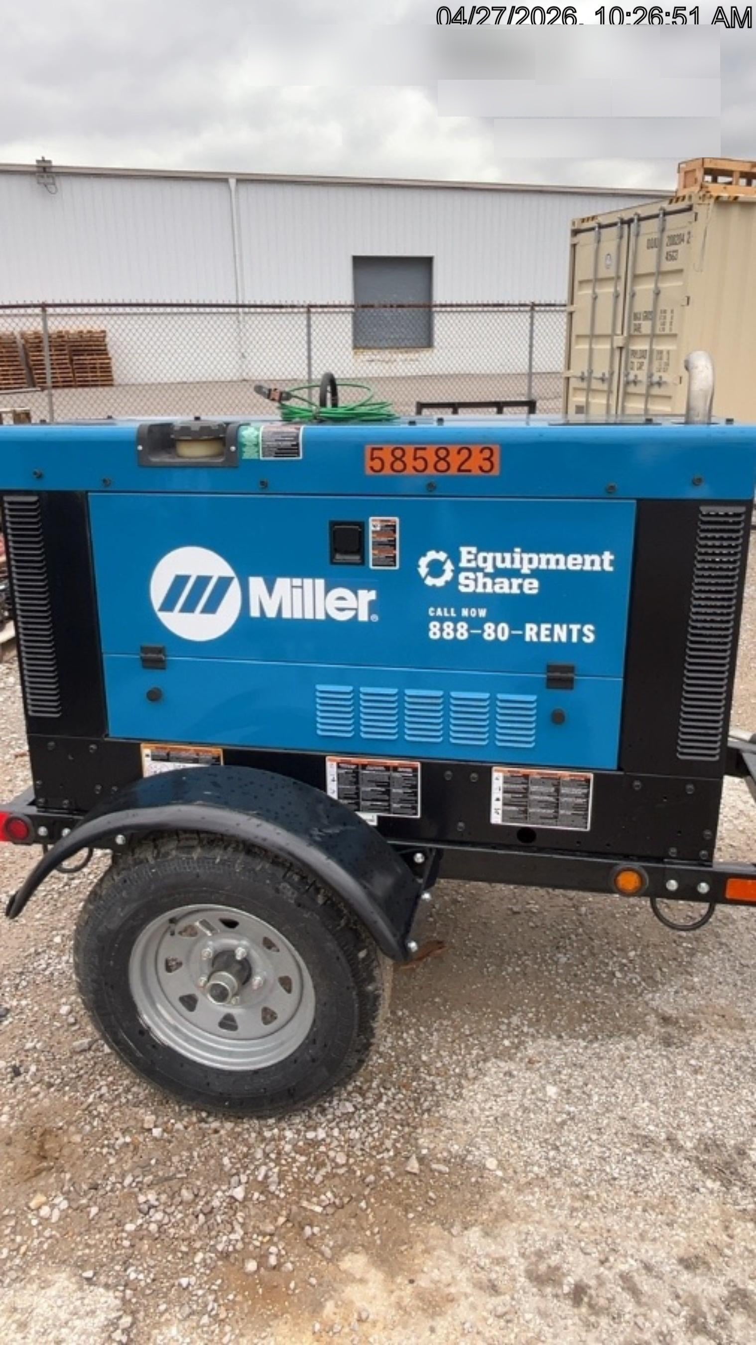 2025 MILLER ELECTRIC BIG BLUE 400
