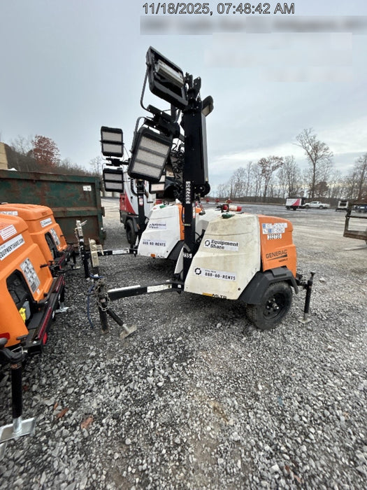 2023 Generac MLT2 Diesel, Flex Switch 120V Input, Powerzone Controller, (4) 320W LED Lights, 4kW Generator, 39.9 Gal Fuel Tank, 2" Ball, T3