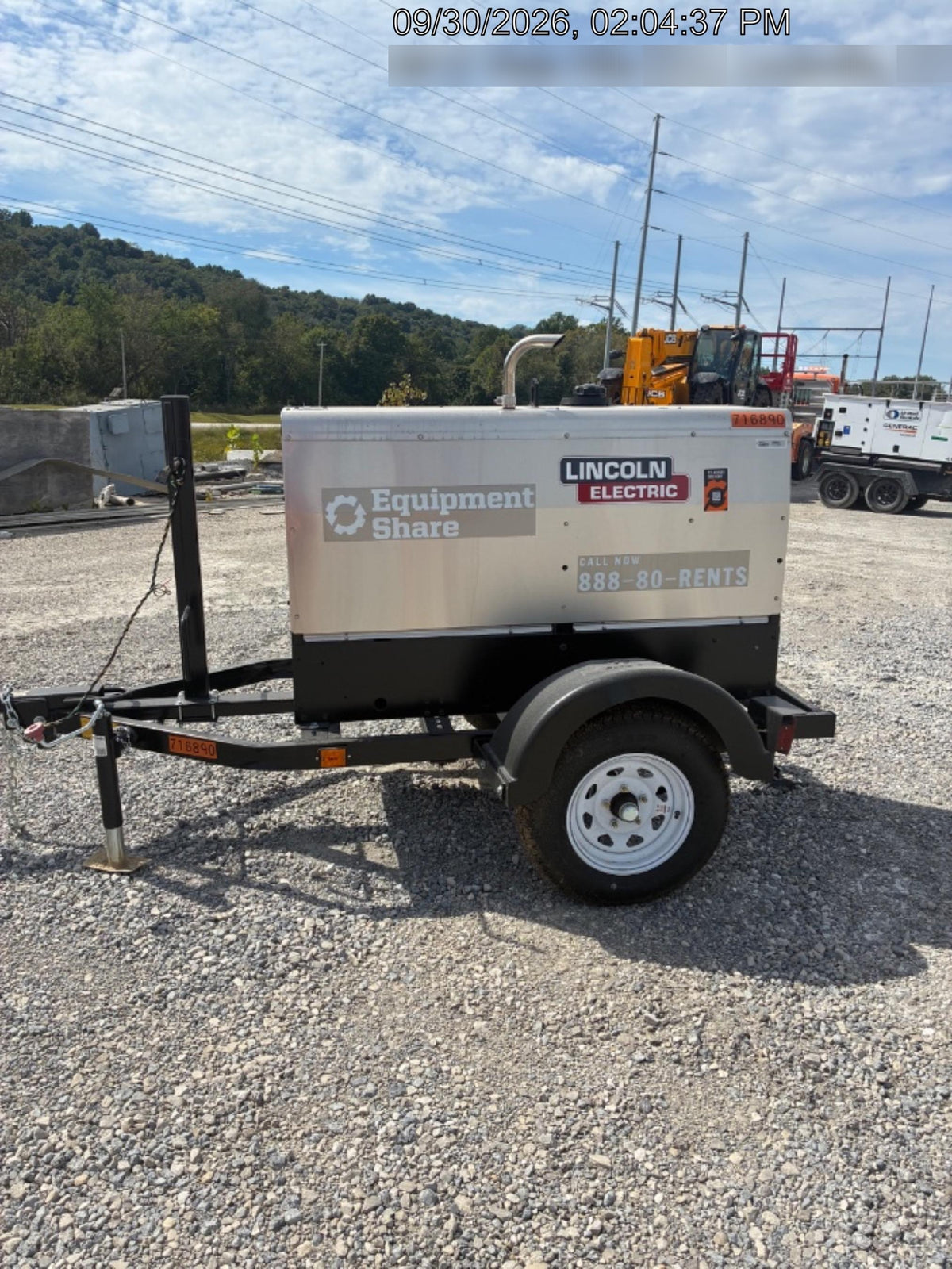 2024 Lincoln Electric LE400 Kubota V1505, Trlr, Cable Rack, Light Kit, ES Decals, T3