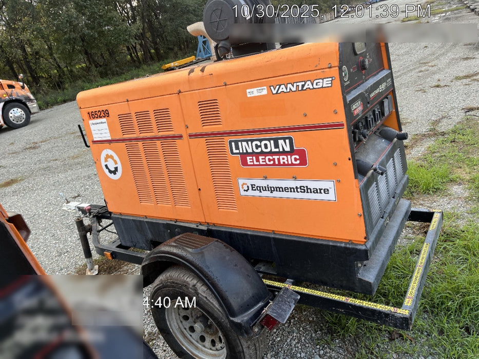 2021 Lincoln Electric Vantage 549X Ready Pak 3, ORANGE (includes trailer, cable rack, fender light kit)