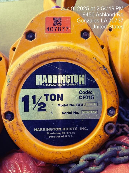 2024 HARRINGTON CF015-20