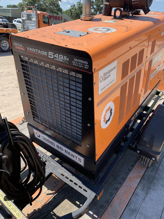 2022 Lincoln Electric Vantage 549X Crosslink Technology, Trailer Mounted, ES Decals, T3