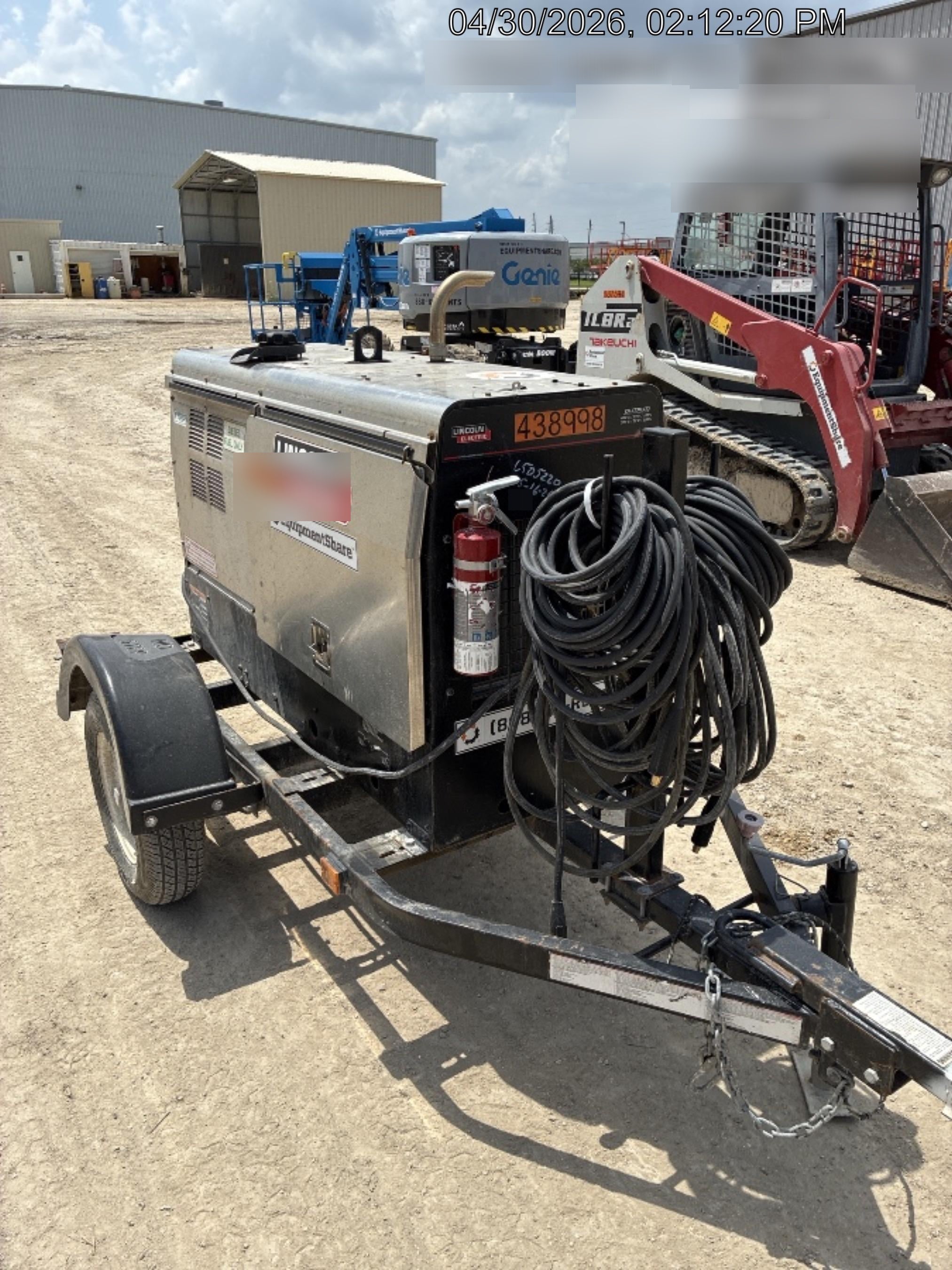2024 Lincoln Electric LE400 Kubota V1505, Trlr, Cable Rack, Light Kit, ES Decals, T3
