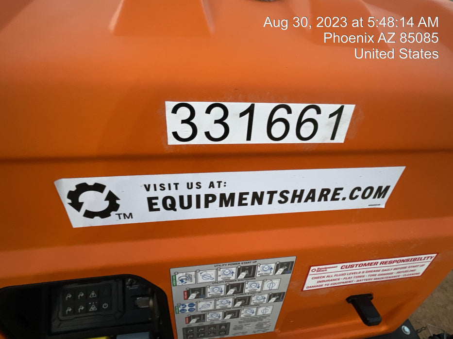 2023 Generac MLT2 Diesel, Flex Switch 120V Input, Powerzone Controller, (4) 320W LED Lights, 4kW Generator, 39.9 Gal Fuel Tank, 2" Ball, T3