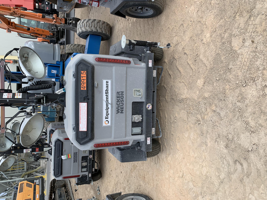 2019 Wacker Neuson LTV6L-MH Mobile Light Tower w/Fuel Level Sensor Installed