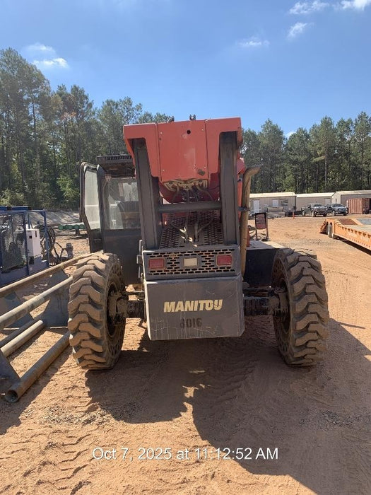 2018 Manitou MTA10055 Manitou MTA 10055 w/Cab/Heat/AC, Work Lights/Strobe, Aux Hyd, Solid Tires, Lift Hook, 66" Carriage, 60" Forks