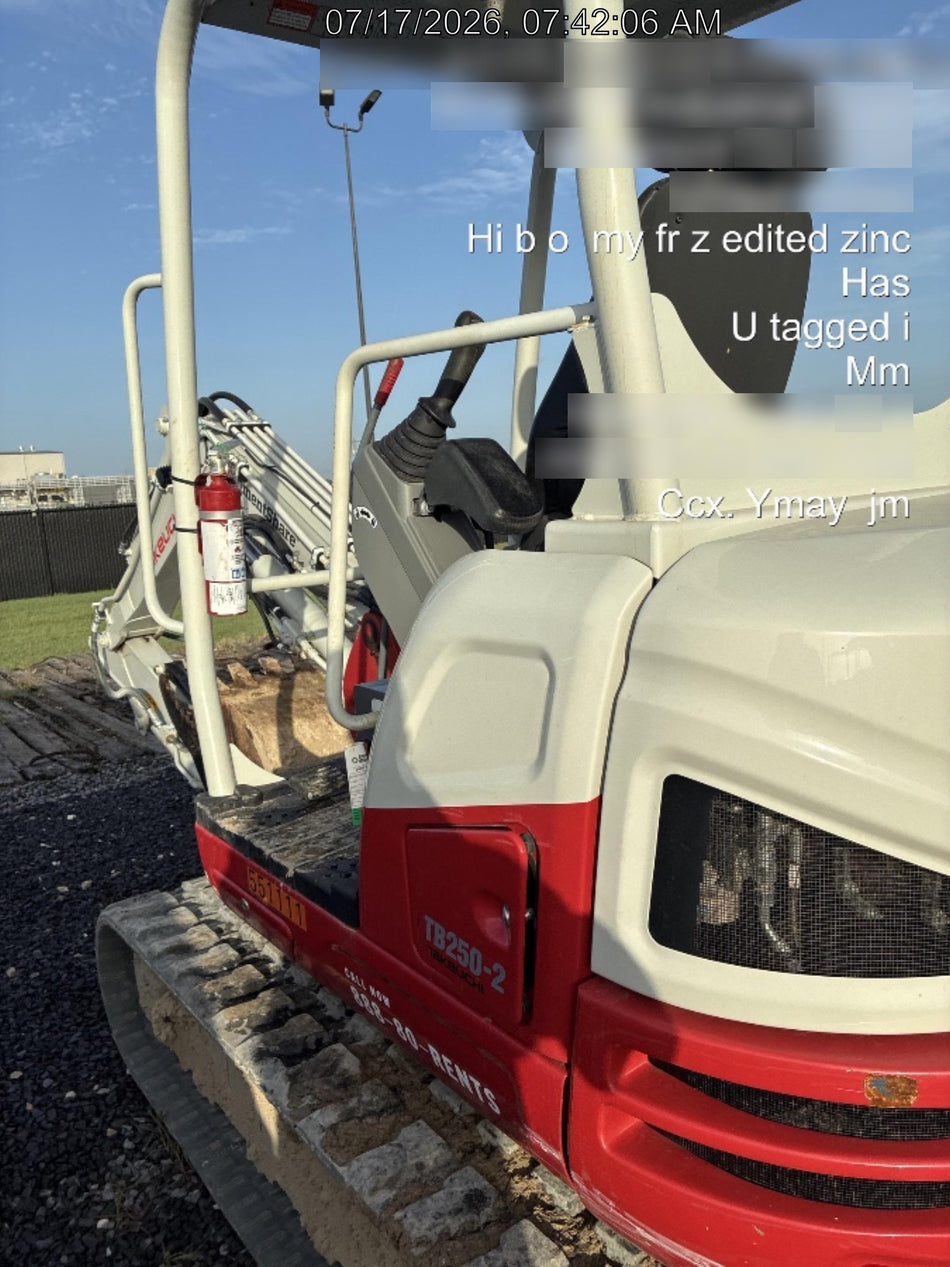2025 TAKEUCHI TB250-2R