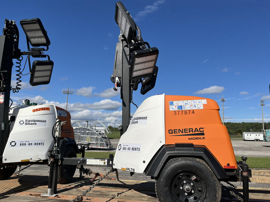 2023 Generac MLT2 Diesel, Flex Switch 120V Input, Powerzone Controller, 
(4) 320W LED Lights, 4kW Generator, 39.9 Gal Fuel Tank, 2" Ball, T3