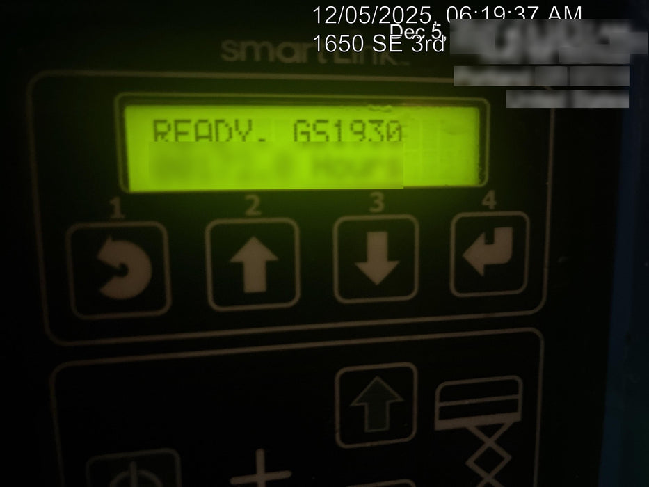 2020 Genie GS-1930 Standard Machine, 800W Inverter