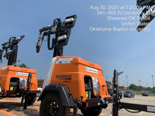 2023 Generac MLT2 Diesel, Flex Switch 120V Input, Powerzone Controller, (4) 320W LED Lights, 4kW Generator, 39.9 Gal Fuel Tank, 2" Ball, T3