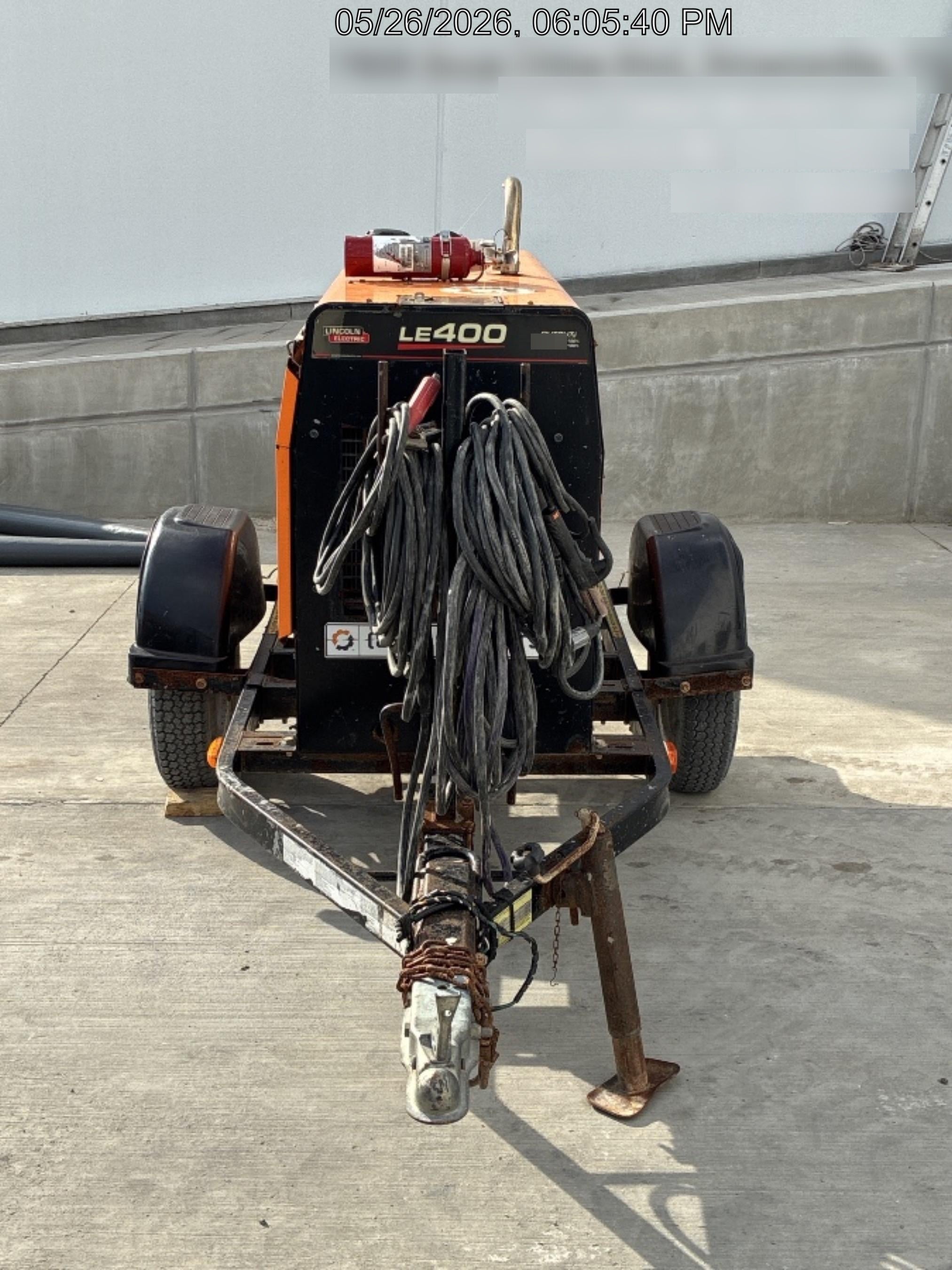 2022 Lincoln Electric LE400 Kubota V1505, Trlr, Cable Rack, Light Kit, ES Decals, T3