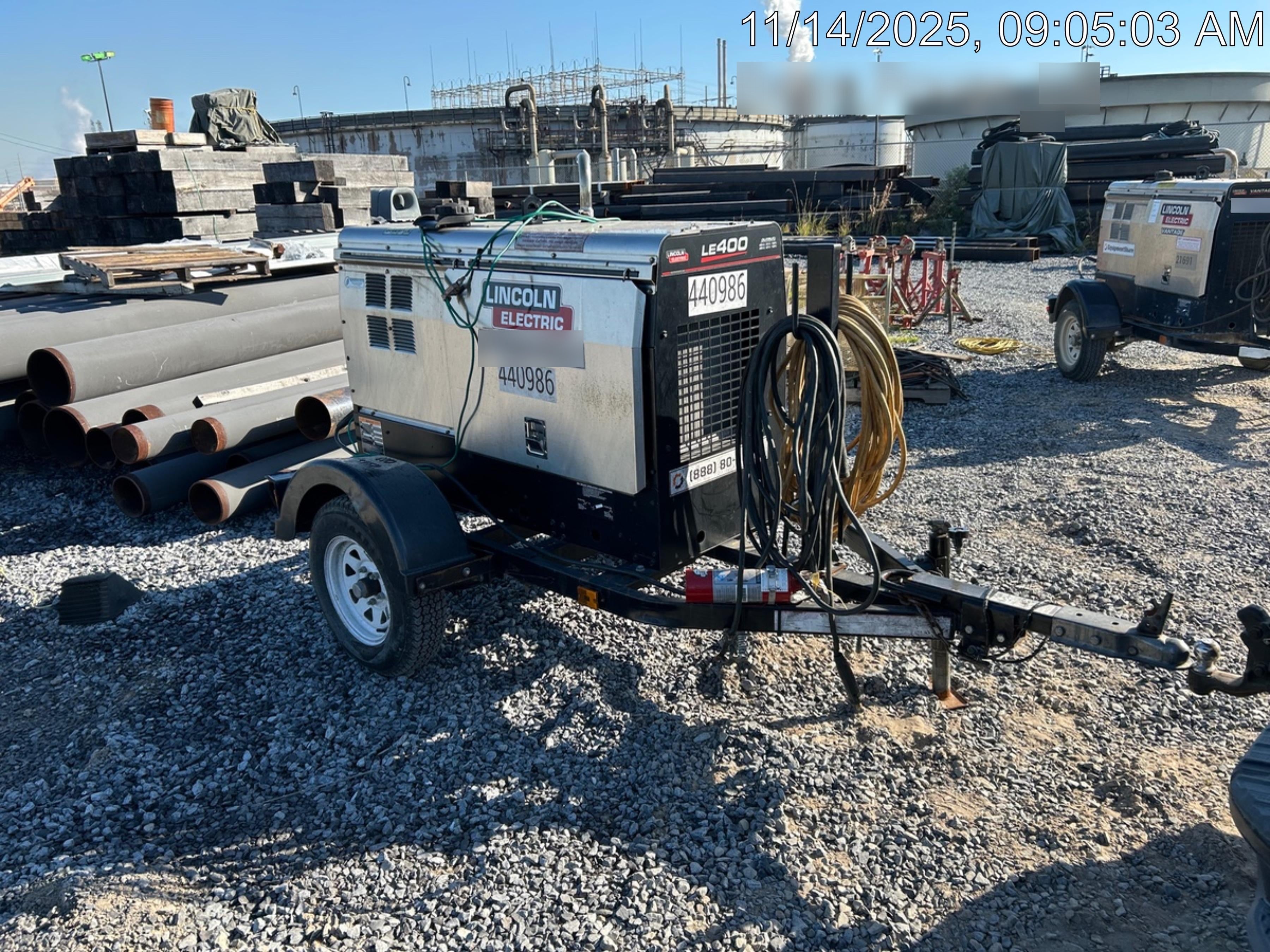 2024 Lincoln Electric LE400 Kubota V1505, Trlr, Cable Rack, Light Kit, ES Decals, T3