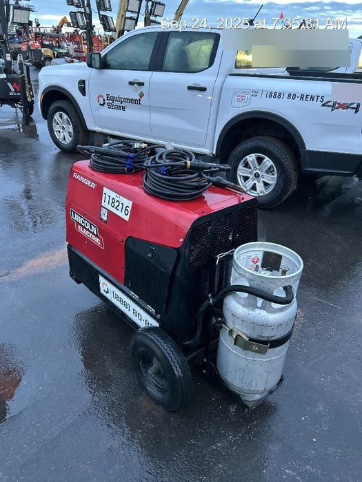 2020 Lincoln Electric Ranger 305 LPG Kohler Engine, One-Pak