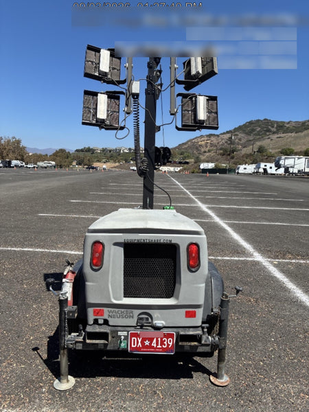 2024 Wacker Neuson LTT4 Diesel, Kohler KDW702, Deep Sea Controller, Auto Start, LED 320W, Bypass Outlet, T3