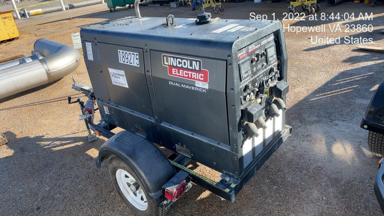 2021 Lincoln Electric Dual Maverick 200/200X Ready Pak 3, Includes Trailer, Cable Rack, Fender Light Kit