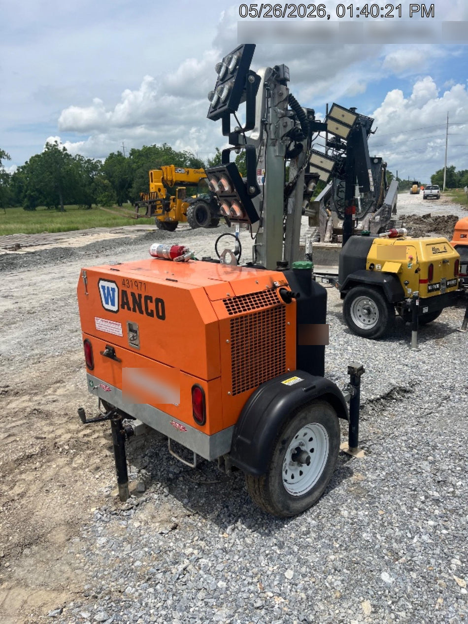 2024 Wanco WLTT-4MM4K Diesel, Deep Sea Controller, Shore Power Plug, Auto Start, (4) 350W LED Floodlights, 4kW Generator, 60 Gal Fuel Tank, 2" Ball, T3