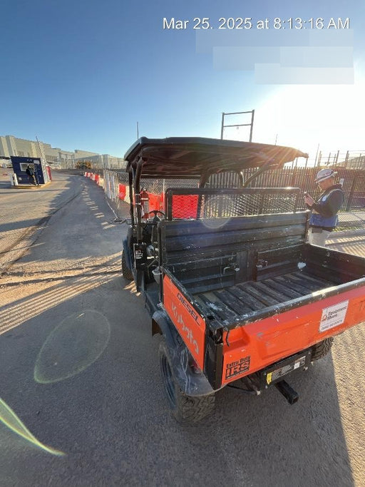 2021 Kubota RTV-X1140W-H Plastic Canopy, Windshield Acrylic Clear, LED Strobe Light, Wire Harness Kit, Back up Alarm