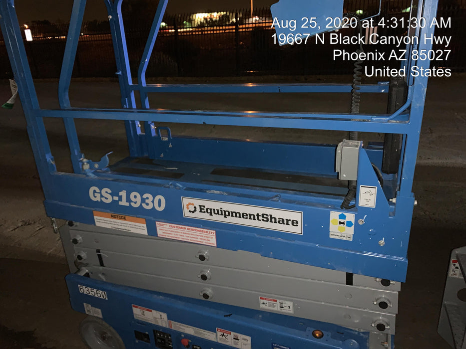 2020 Genie GS-1930 Standard Machine