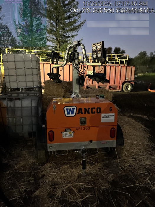 2024 Wanco WLTT-4MM4K Diesel, Deep Sea Controller, Shore Power Plug, Auto Start, (4) 350W LED Floodlights, 4kW Generator, 60 Gal Fuel Tank, 2" Ball, T3