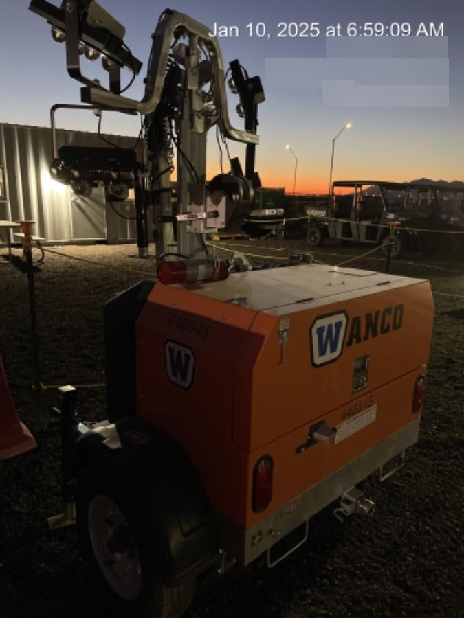 2024 Wanco WLTT-4MM4K Diesel, Deep Sea Controller, Shore Power Plug, Auto Start, (4) 350W LED Floodlights, 4kW Generator, 60 Gal Fuel Tank, 2" Ball, T3
