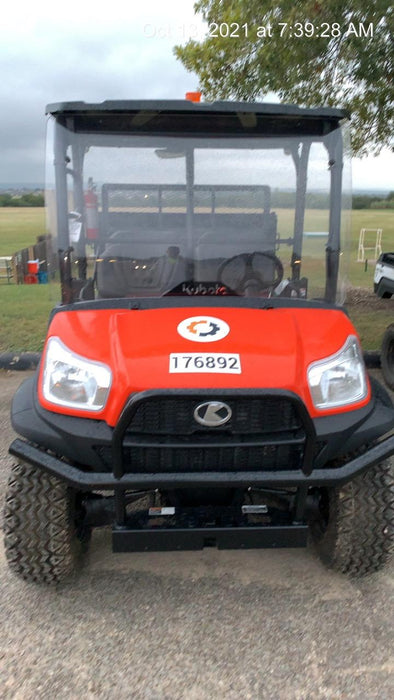 2021 Kubota RTV-X1140W-H Plastic Canopy, Windshield Acrylic Clear, LED Strobe Light, Wire Harness Kit, Back up Alarm