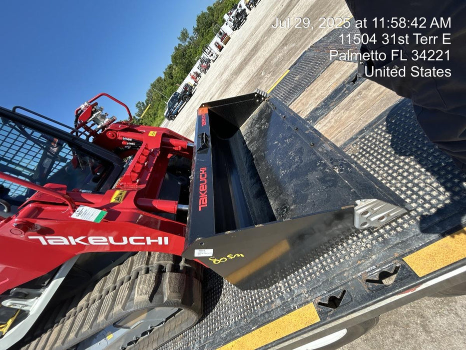 2025 TAKEUCHI 80" Smooth Bucket - Takeuchi