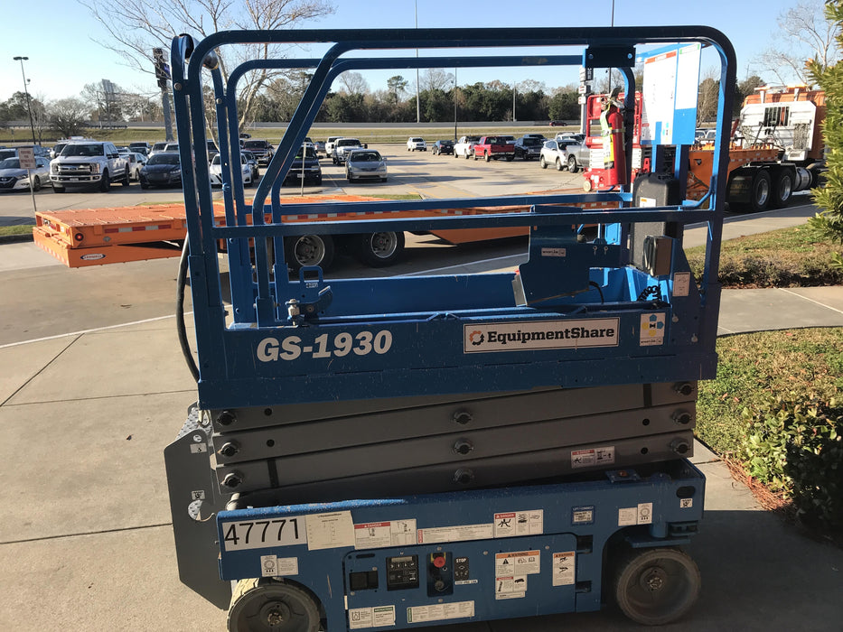 2019 Genie GS-1930 Fixed Rails with Chain Entry