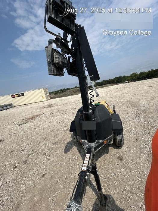 2022 Allmand NLV3GR (4) LED Light Fixture 350W, 23' Vertical Mast, 3kW Prime, Towable, ES Decals, T3