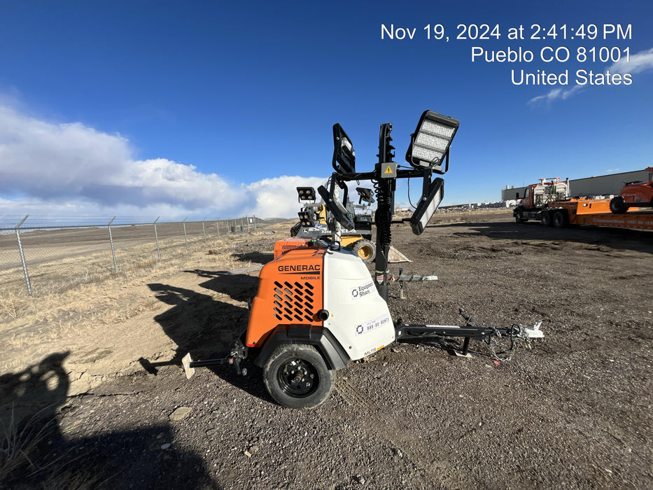 2023 Generac MLT2 Diesel, Flex Switch 120V Input, Powerzone Controller, 
(4) 320W LED Lights, 4kW Generator, 39.9 Gal Fuel Tank, 2" Ball, T3