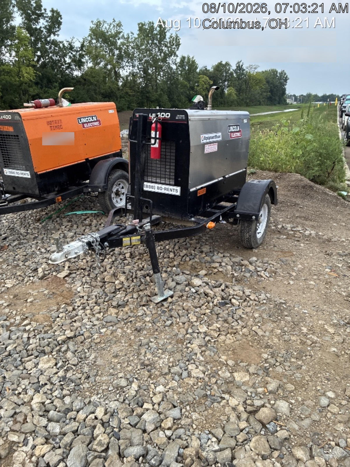 2024 Lincoln Electric LE400 Kubota V1505, Trlr, Cable Rack, Light Kit, ES Decals, T3