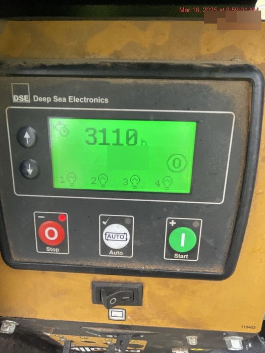 2022 Allmand NLV3GR (4) LED Light Fixture 350W, 23' Vertical Mast, 3kW Prime, Towable, Deep Sea L401, Leveling Jacks, Yanmar T4F 5.8hp