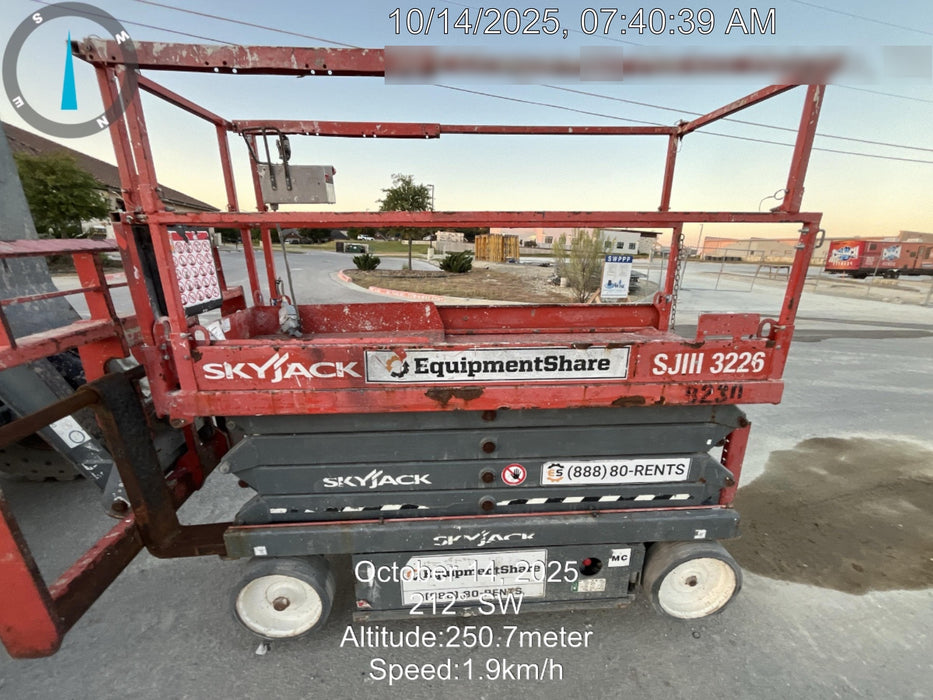 2018 Skyjack SJIII-3226 Skyjack SJIII3226 Scissor Lift w/Trojan Batteries