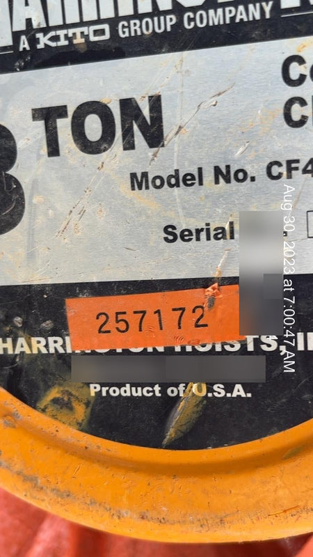 2022 HARRINGTON CF030-20