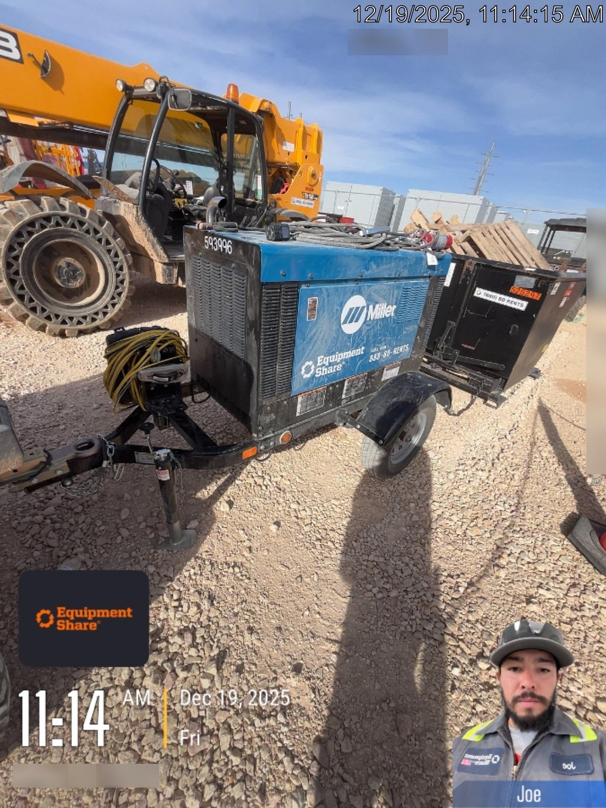 2025 MILLER ELECTRIC BIG BLUE 400