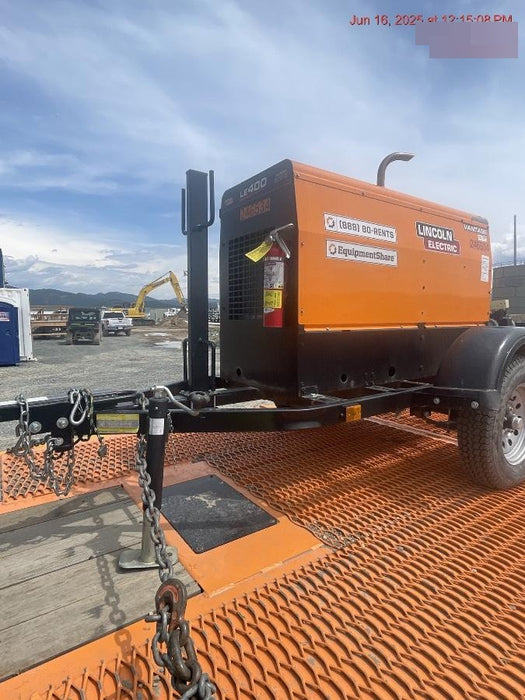 2022 Lincoln Electric LE400 Kubota V1505, Trlr, Cable Rack, Light Kit, ES Decals, T3