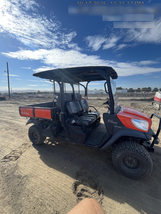 2021 Kubota RTV-X1140W-H Plastic Canopy, Windshield Acrylic Clear, LED Strobe Light, Wire Harness Kit, Back up Alarm
