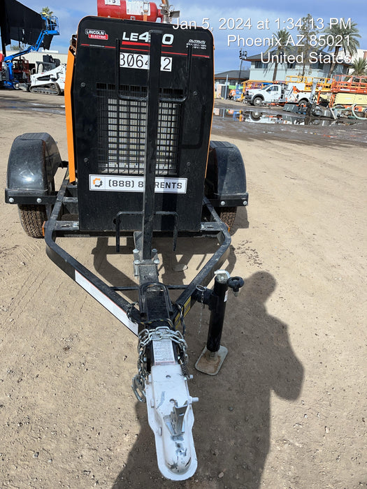 2023 Lincoln Electric LE400 Kubota V1505, Trlr, Cable Rack, Light Kit, ES Decals, T3