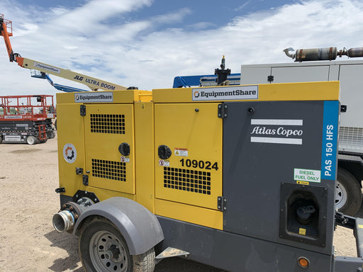 2020 ATLAS COPCO PAS 150 HF CS Enclosed