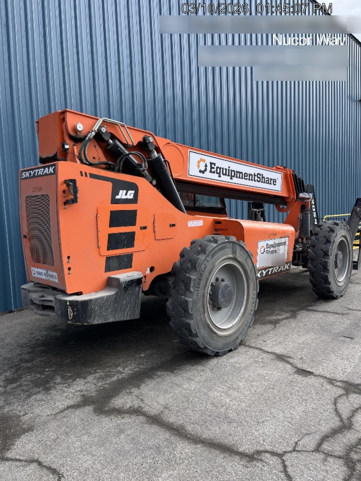 2022 Skytrak 12054 74Hp Dsl, Cab/Heat/Air, Solid Tires, LED WL