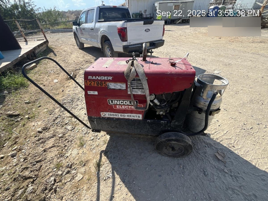2021 Lincoln Electric Ranger 305 LPG K3430-1, Ranger 305 LPG, Undercarriage, Tank Holder & Strap, 10kw AC Gen, 25hp Kohler LPG Eng