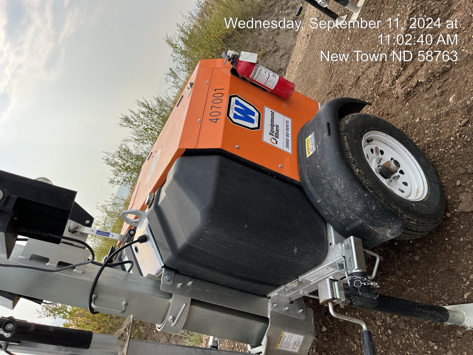 2024 Wanco WLTT-4MM4K Diesel, Deep Sea Controller, Shore Power Plug, Auto Start, (4) 350W LED Floodlights, 4kW Generator, 60 Gal Fuel Tank, 2" Ball, T3