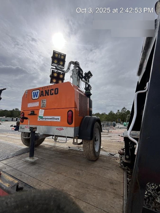 2024 Wanco WLTT-4MM4K Diesel, Deep Sea Controller, Shore Power Plug, Auto Start, (4) 350W LED Floodlights, 4kW Generator, 60 Gal Fuel Tank, 2" Ball, T3