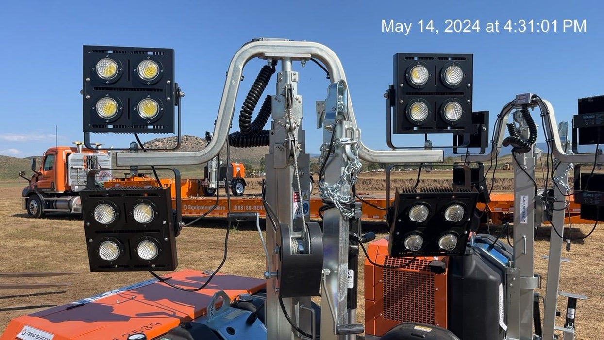 2024 Wanco WLTT-4MM4K Diesel, Deep Sea Controller, Shore Power Plug, Auto Start, (4) 350W LED Floodlights, 4kW Generator, 60 Gal Fuel Tank, 2" Ball, T3