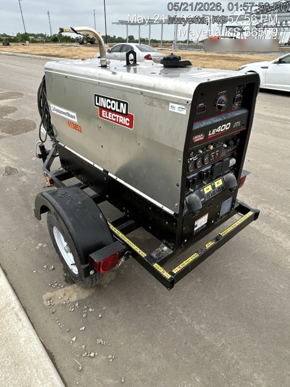2024 Lincoln Electric LE400 Kubota V1505, Trlr, Cable Rack, Light Kit, ES Decals, T3
